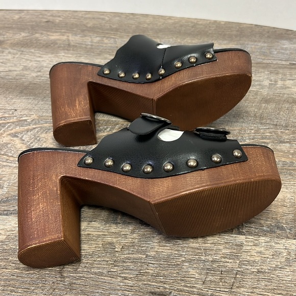 SOLD IN STORE New Ayesha Curry for Justfab BILLIE Studded Platform Shoes Size 8 - Picture 6 of 12